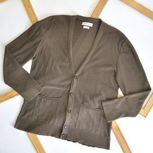 SOLD. Urban Outfitters, Tobacco Cotton Cardigan